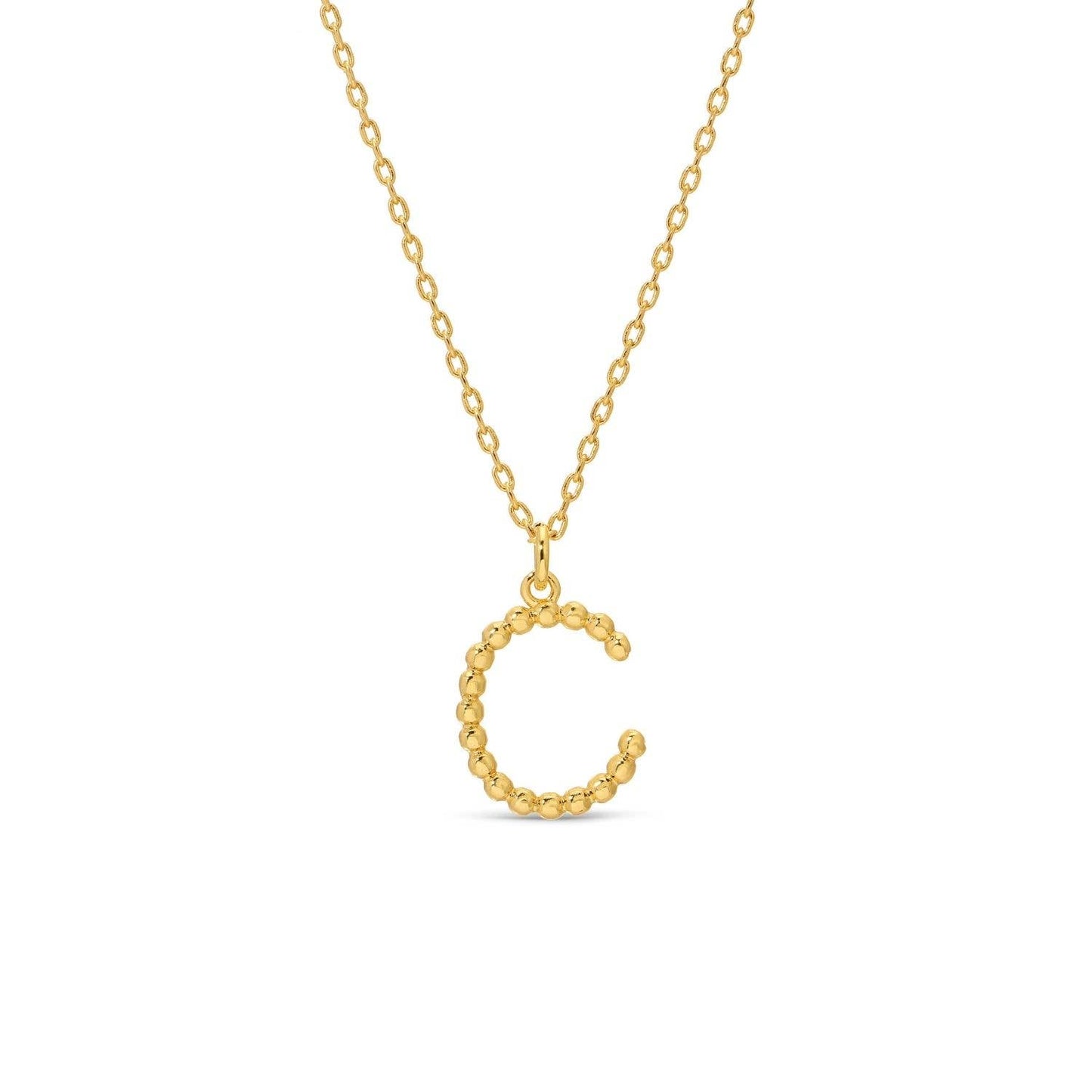 Delicate Gold Initial Pendant