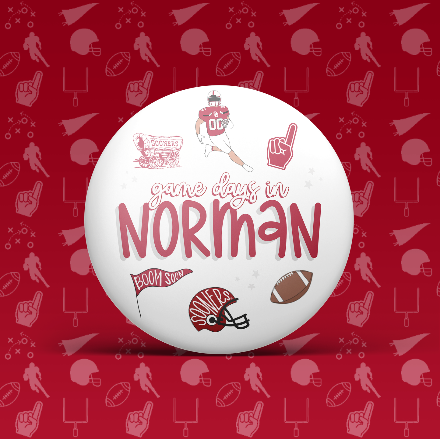 OU Game Day Buttons