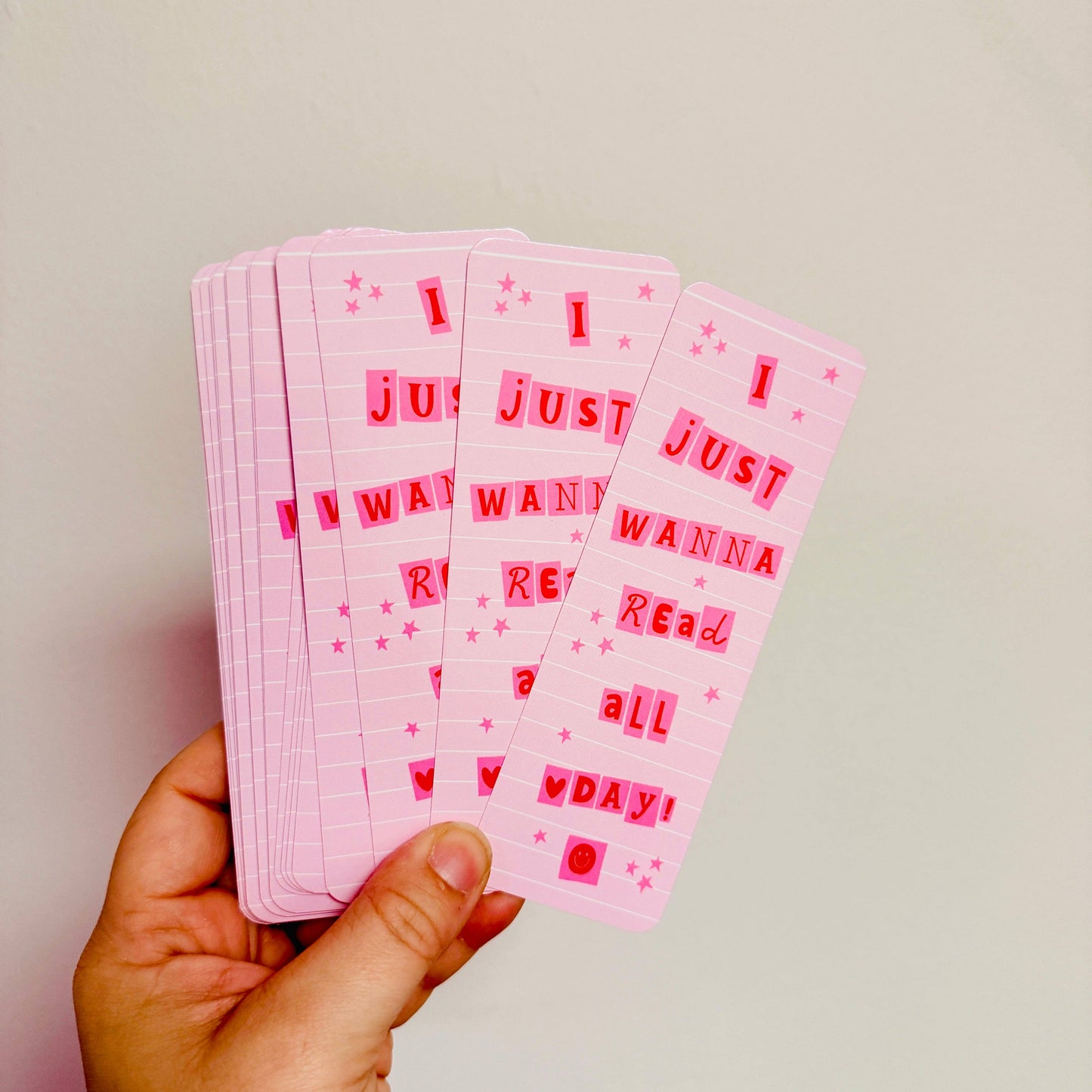 Just Wanna Read All Day Bookmark