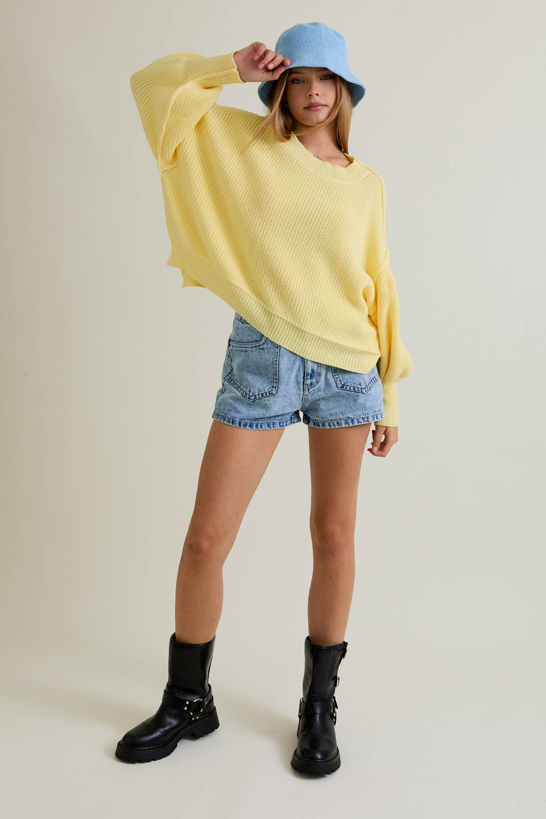 Yellow Pullover Sweater