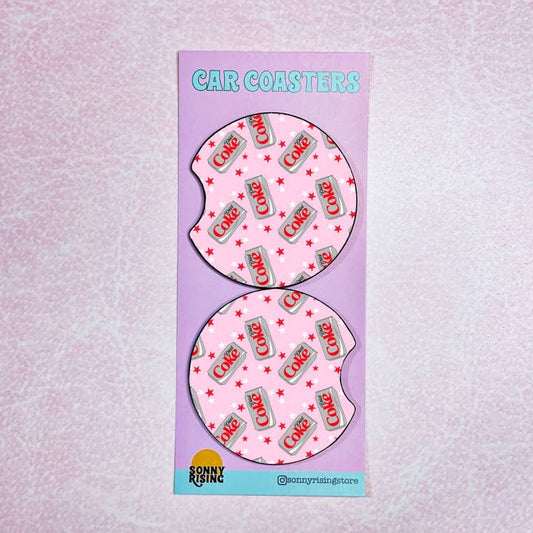 Car Coasters - Coquette Diet Coke