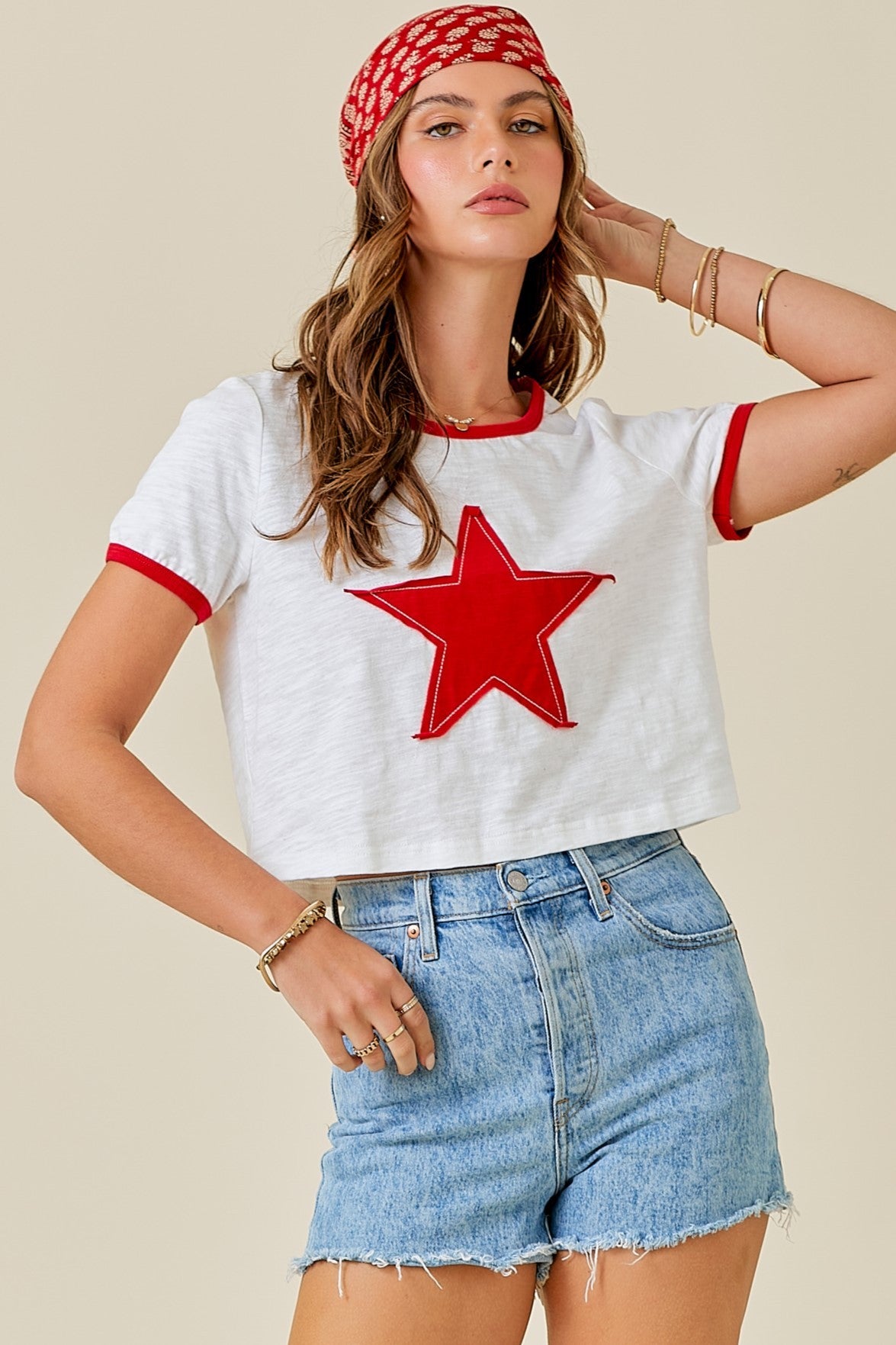 Starstruck Stitched Baby Tee