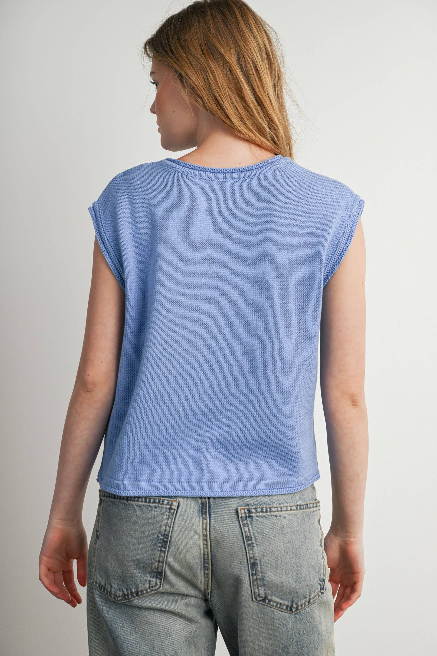 Star Graphic Sweatshirt - BLUE