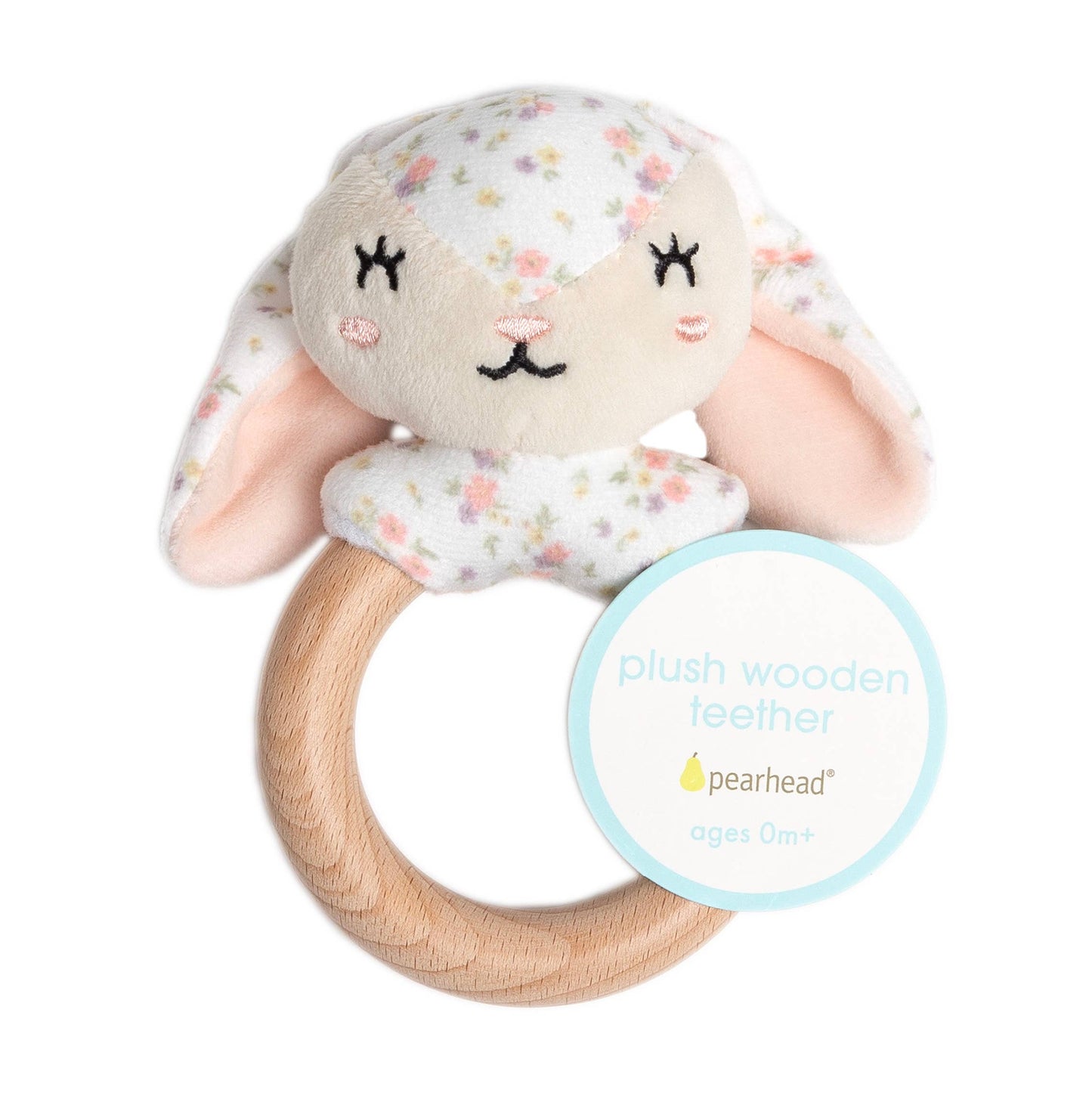 Floral Bunny Baby Teether