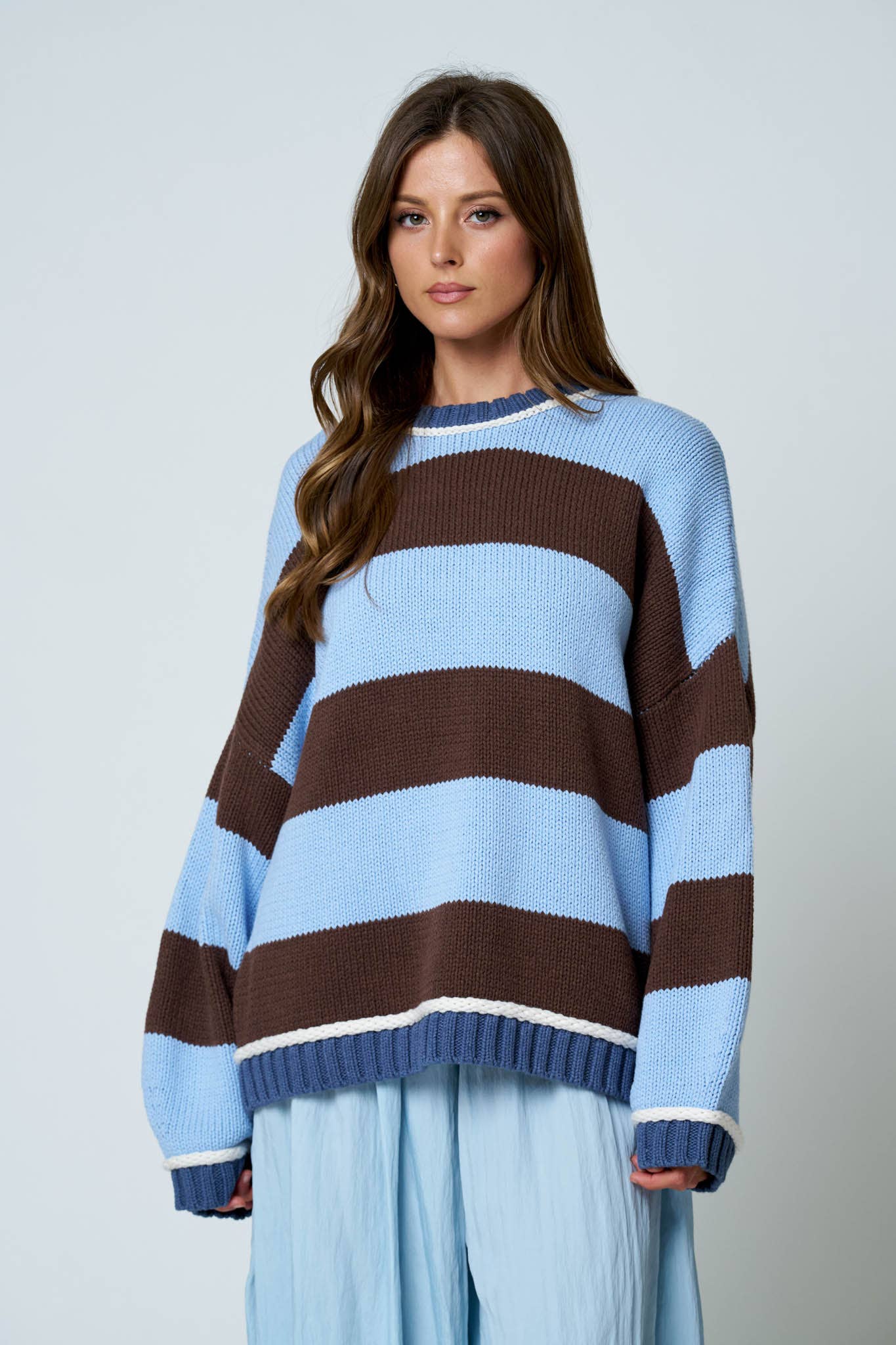 Blue Ridge Striped Sweater