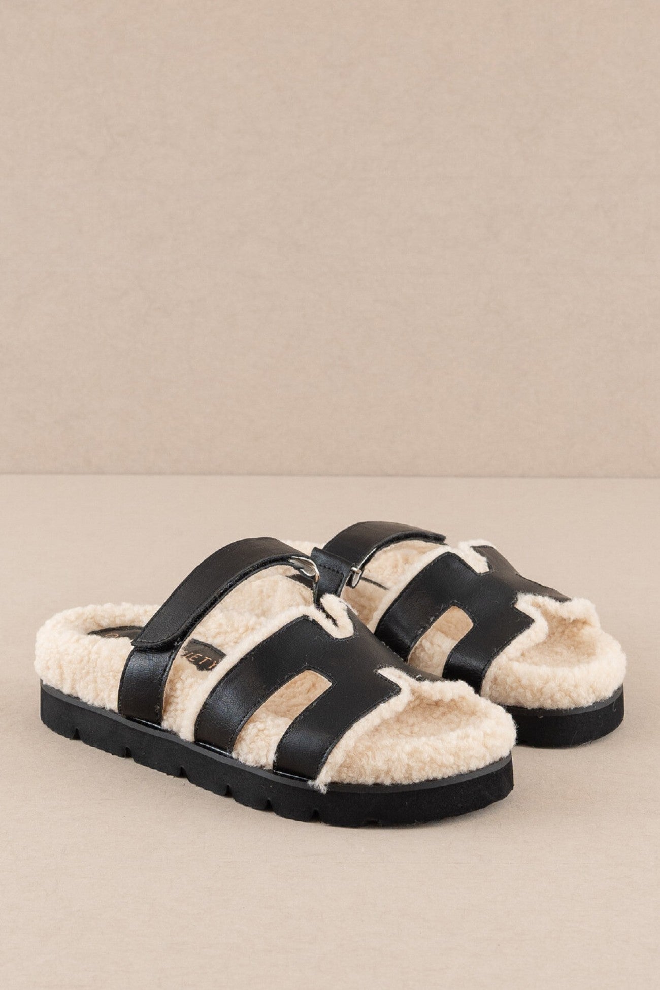 Alpine Faux Shearling Sandals