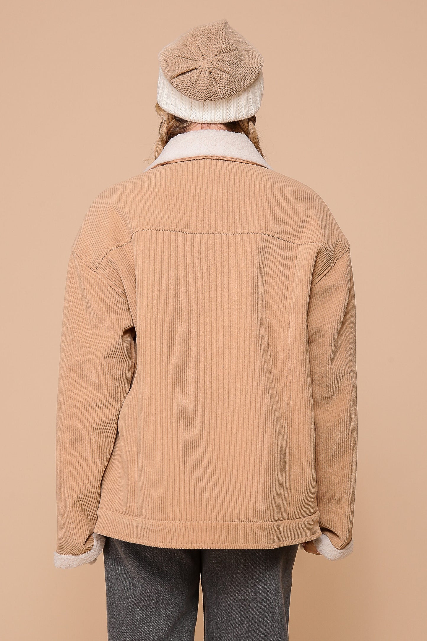 Cozy Corduroy Oversized Jacket