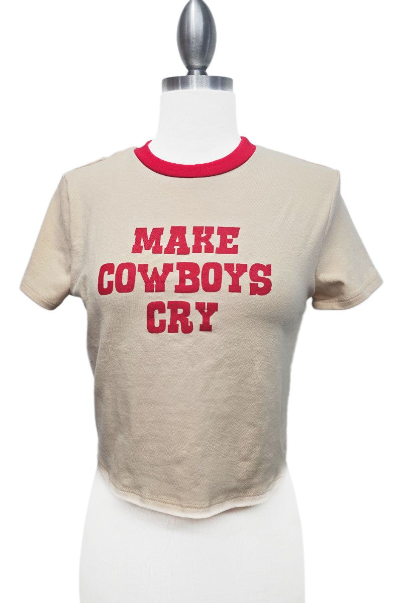 Make Cowboys Cry Tee
