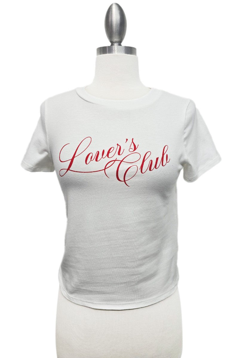 Lover's Club Tee - White