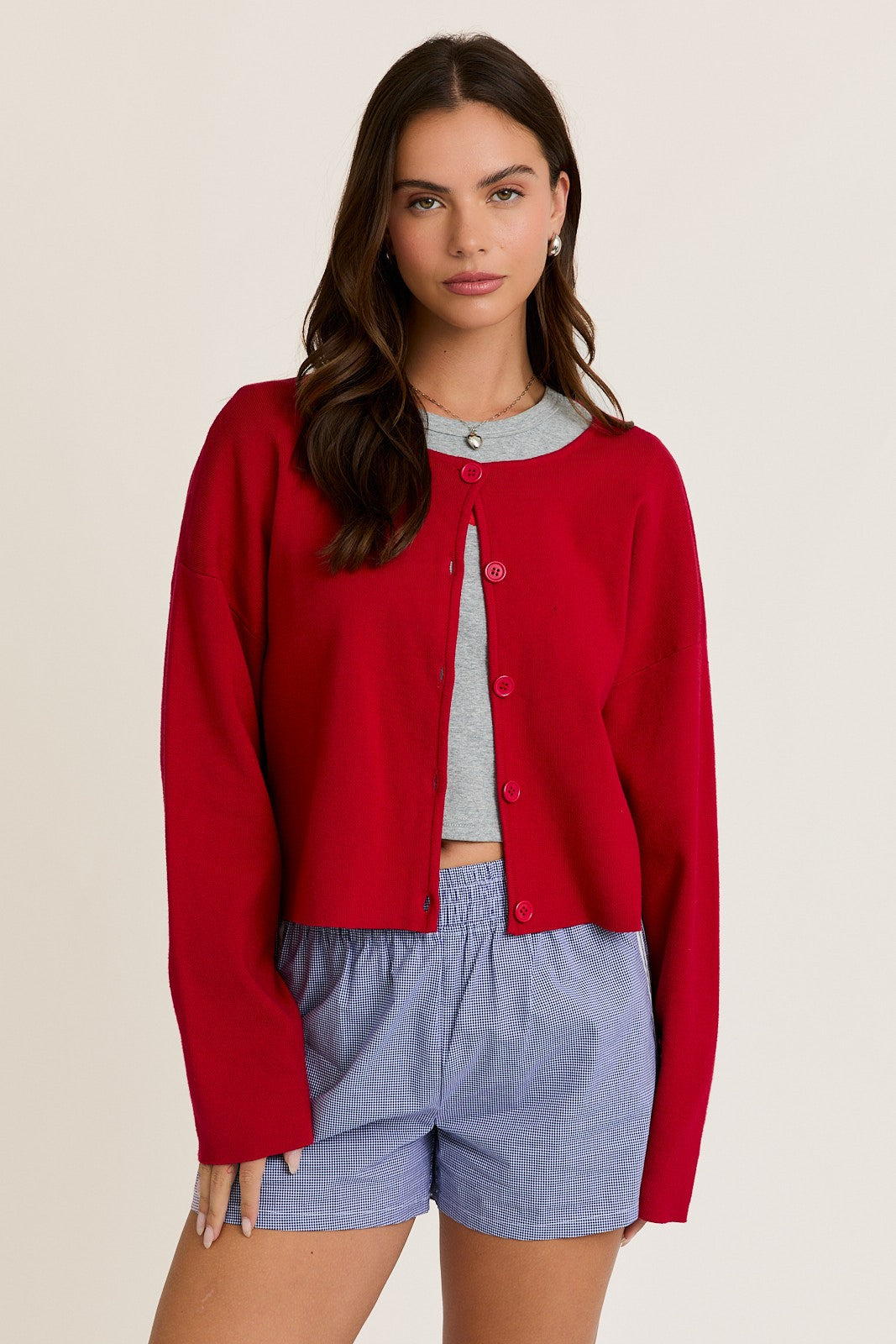 Strawberry Knit Cardigan