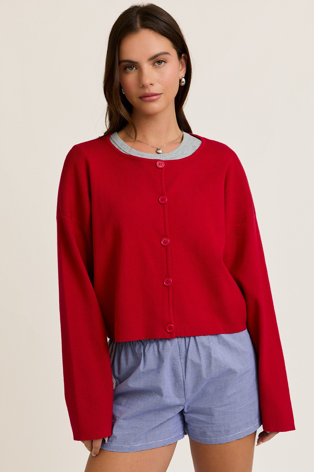 Strawberry Knit Cardigan