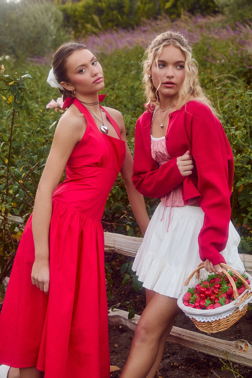 Strawberry Knit Cardigan