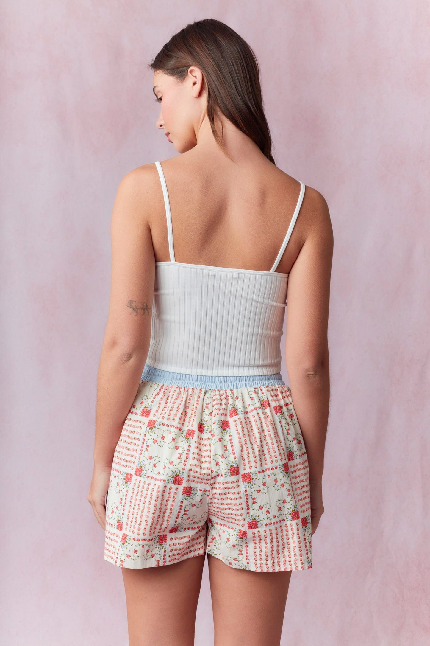 Floral Patchwork Shorts