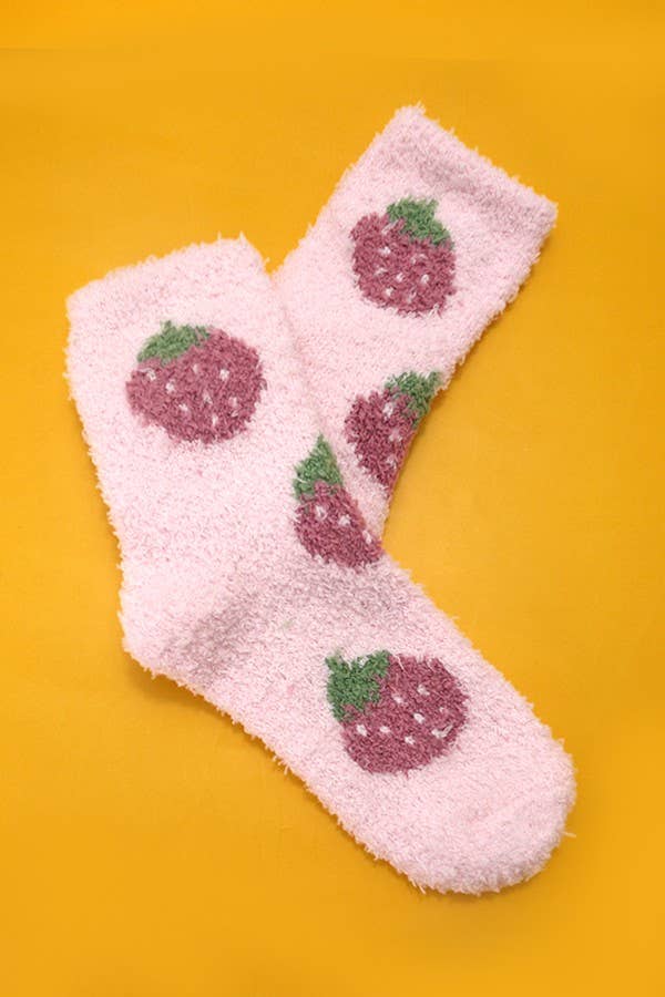Fruit Fuzzy Socks