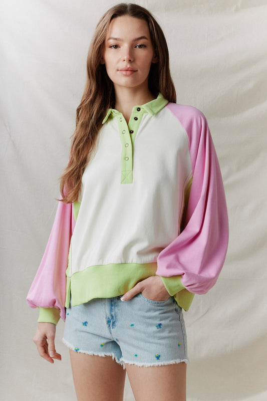 Pastel Paradise Polo