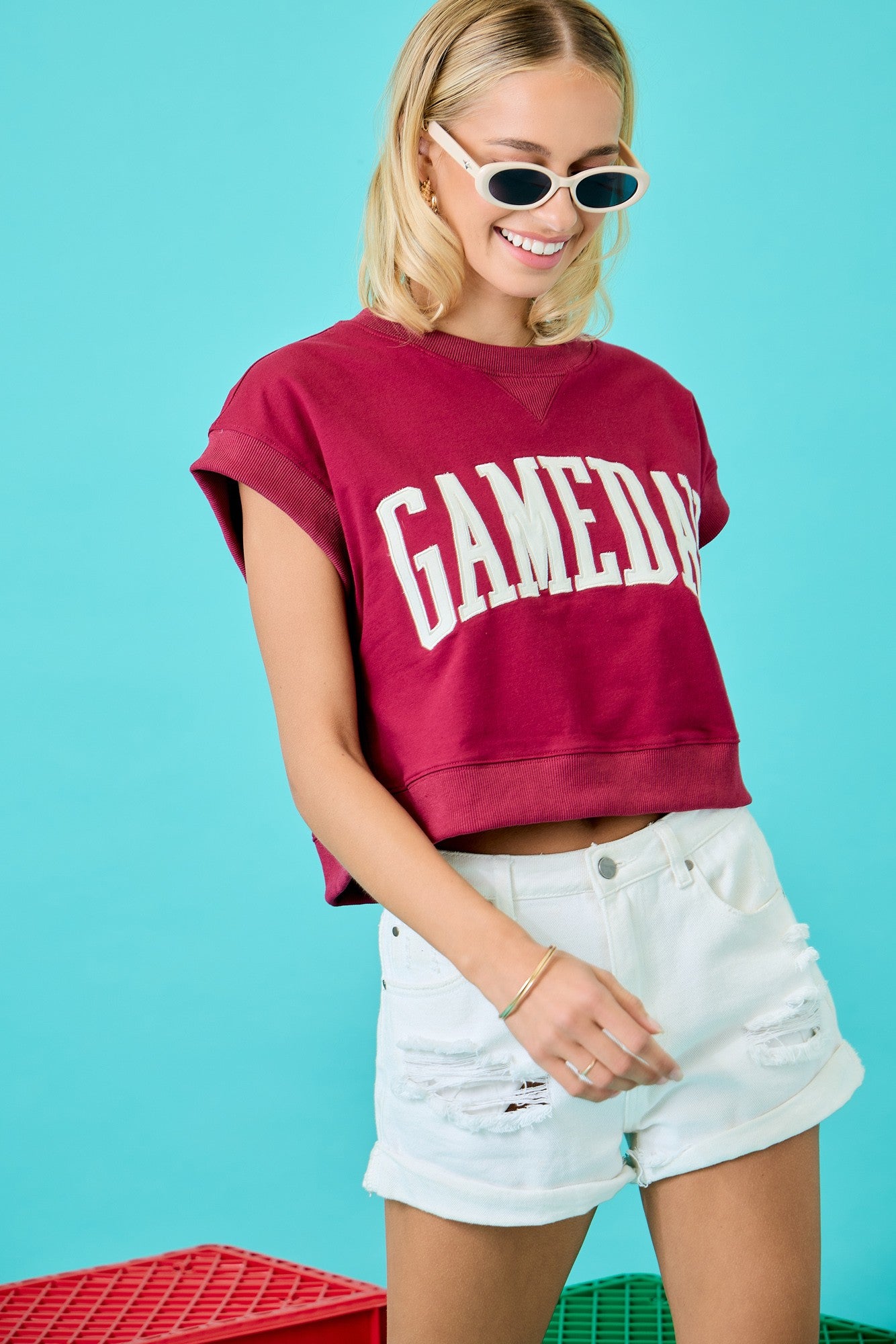 Crimson Gameday Top