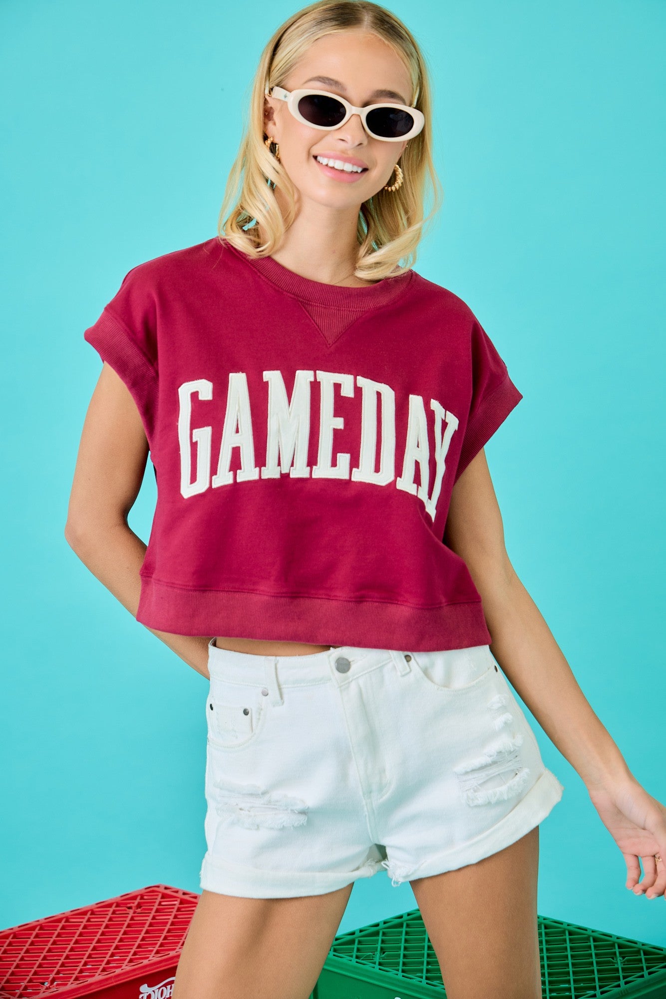 Crimson Gameday Top