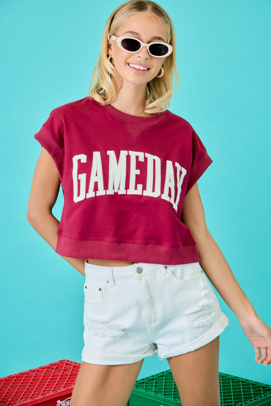 Crimson Gameday Top