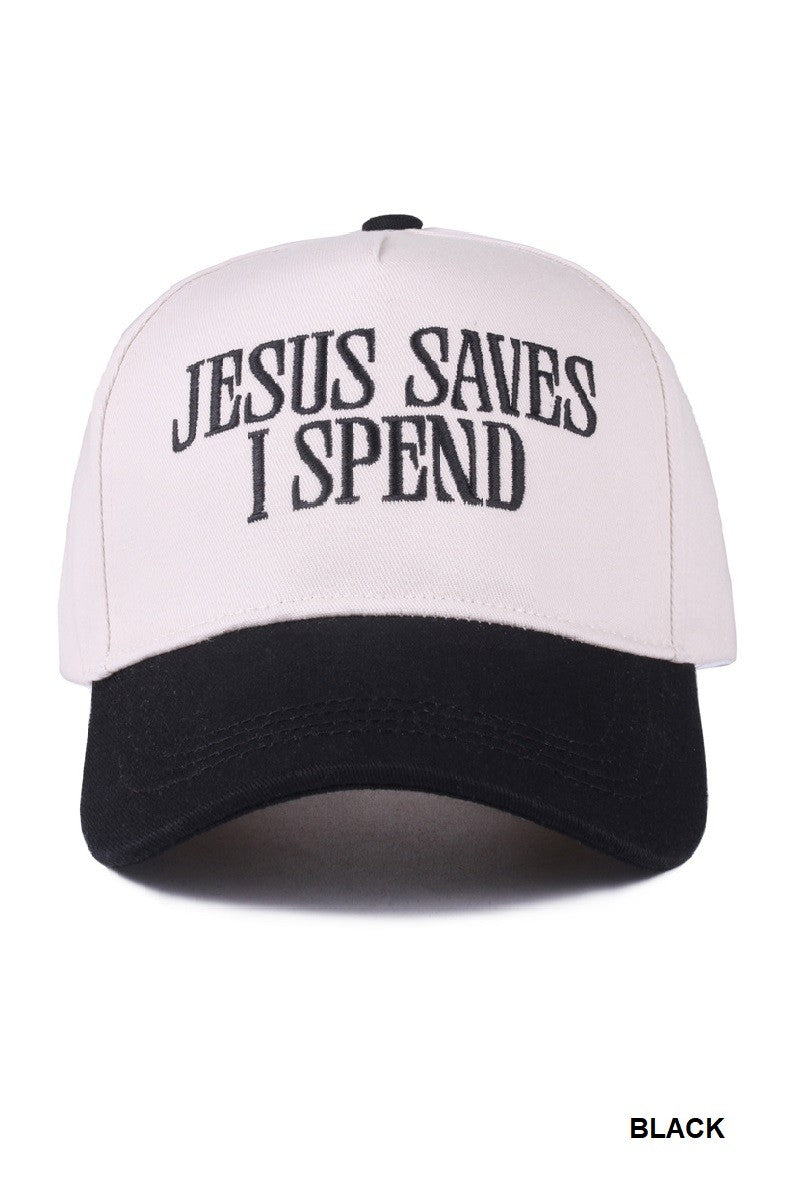 Jesus Saves Embroidered Hat