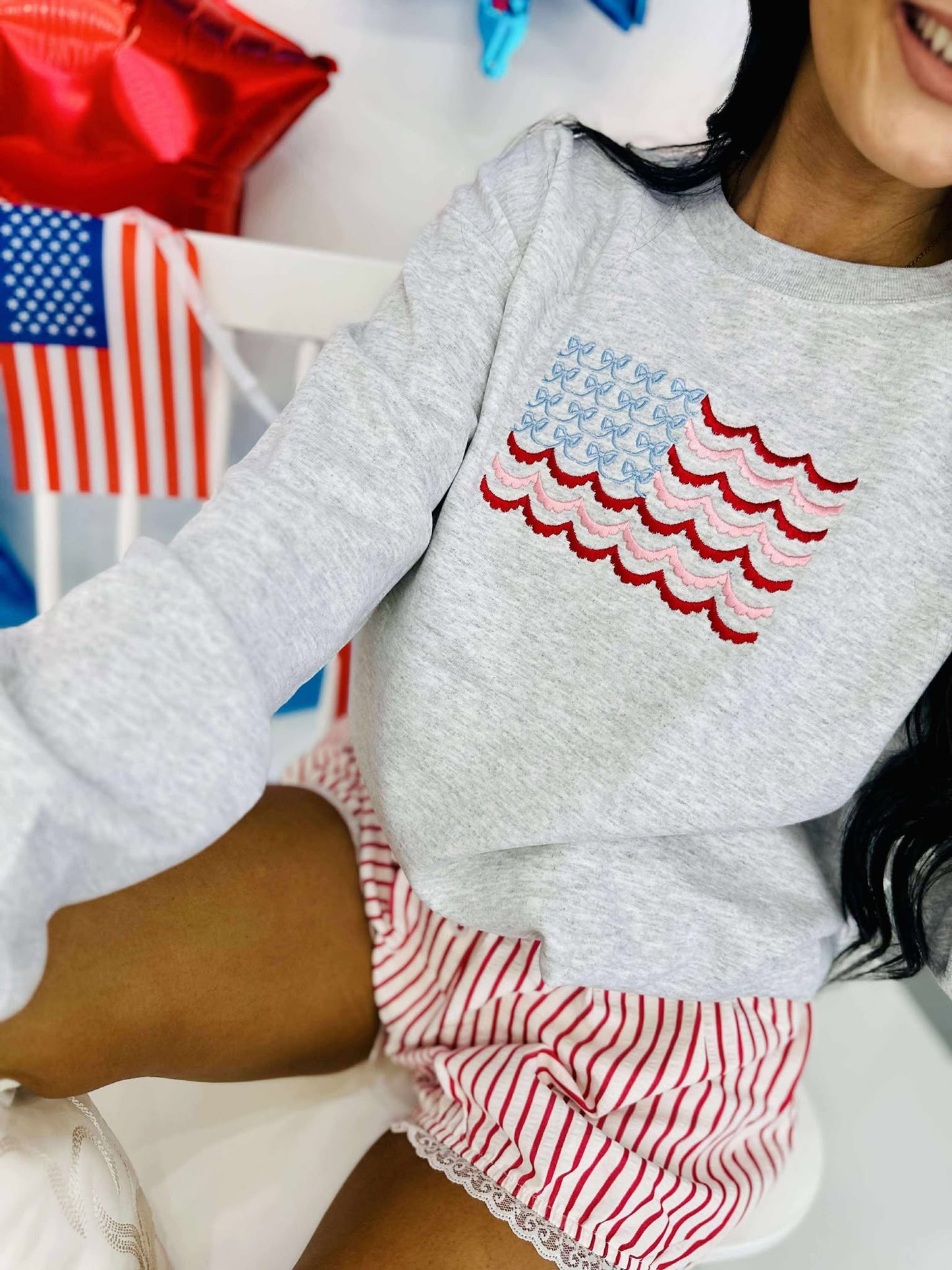 Coquette Flag Sweatshirt
