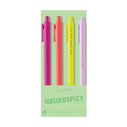 Neurospicy Jotter Pens