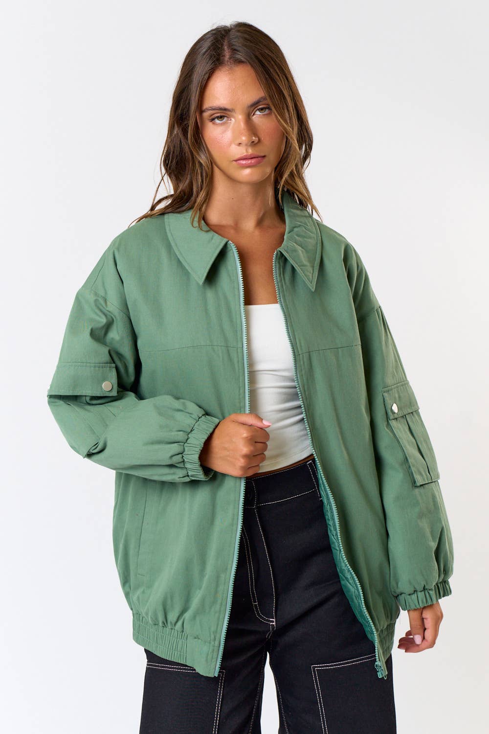 Boyfriend Cargo Jacket