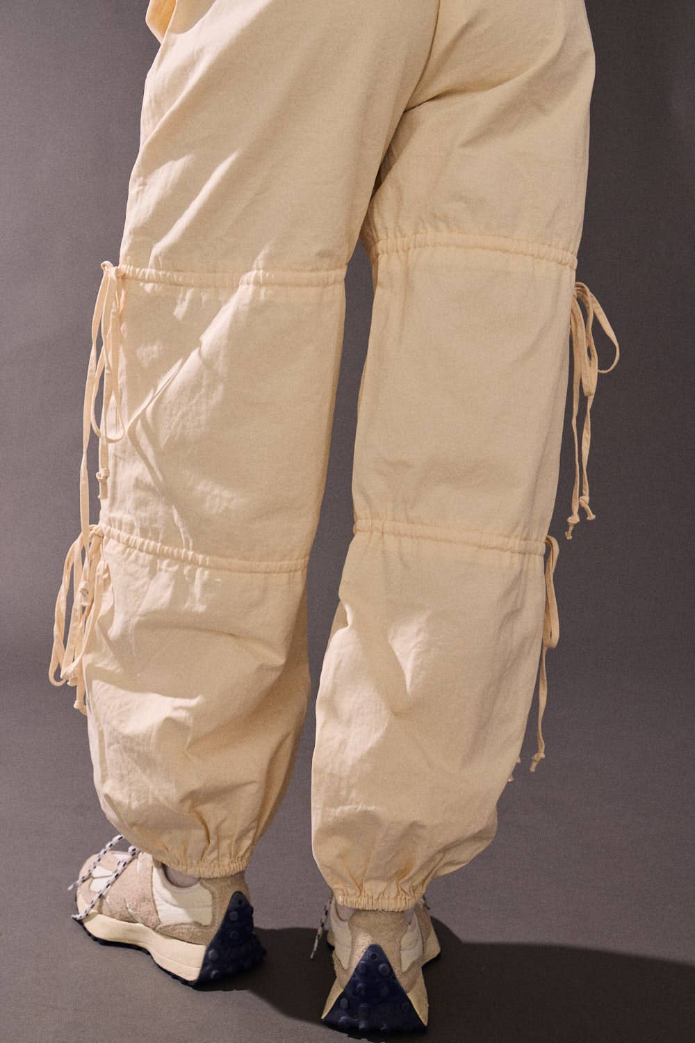 Ribbon Jogger Pant - CREAM
