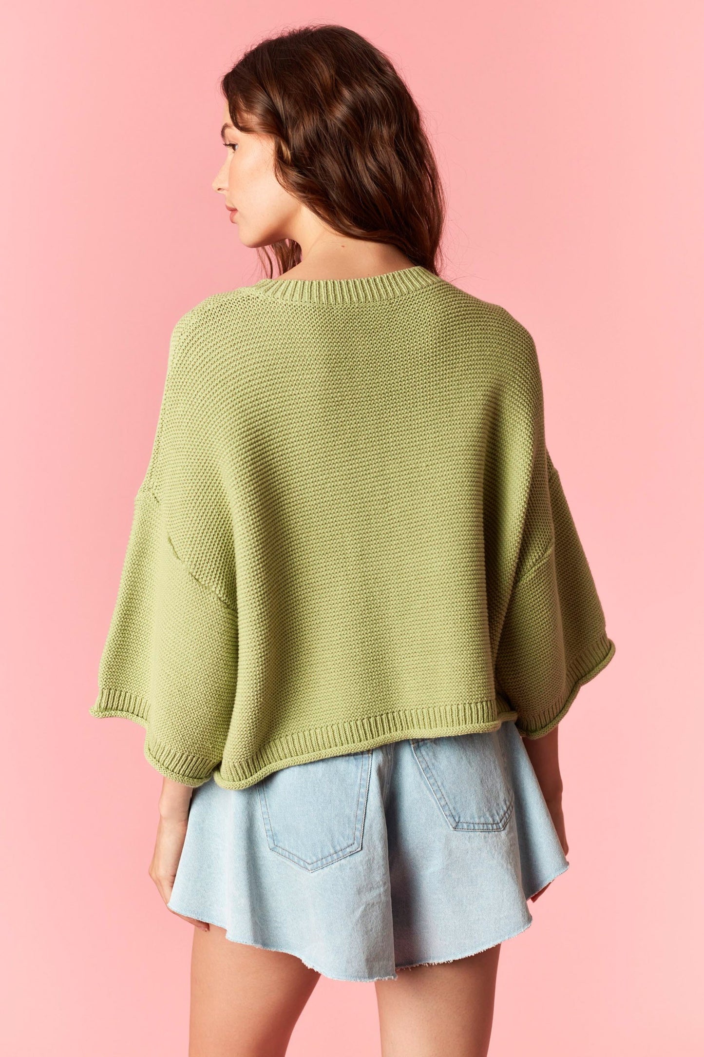 Kiwi Half Sleeve Cardigan