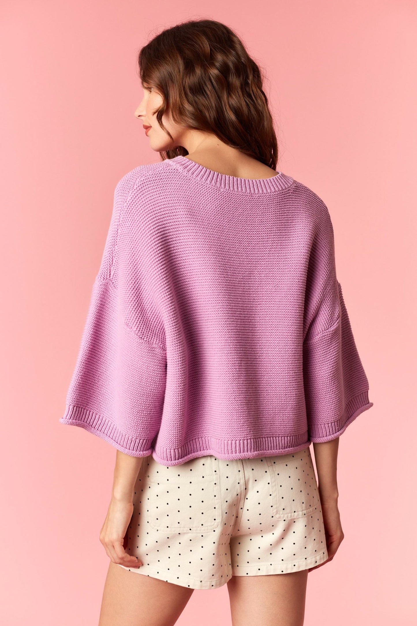 Orchid Half Sleeve Cardigan