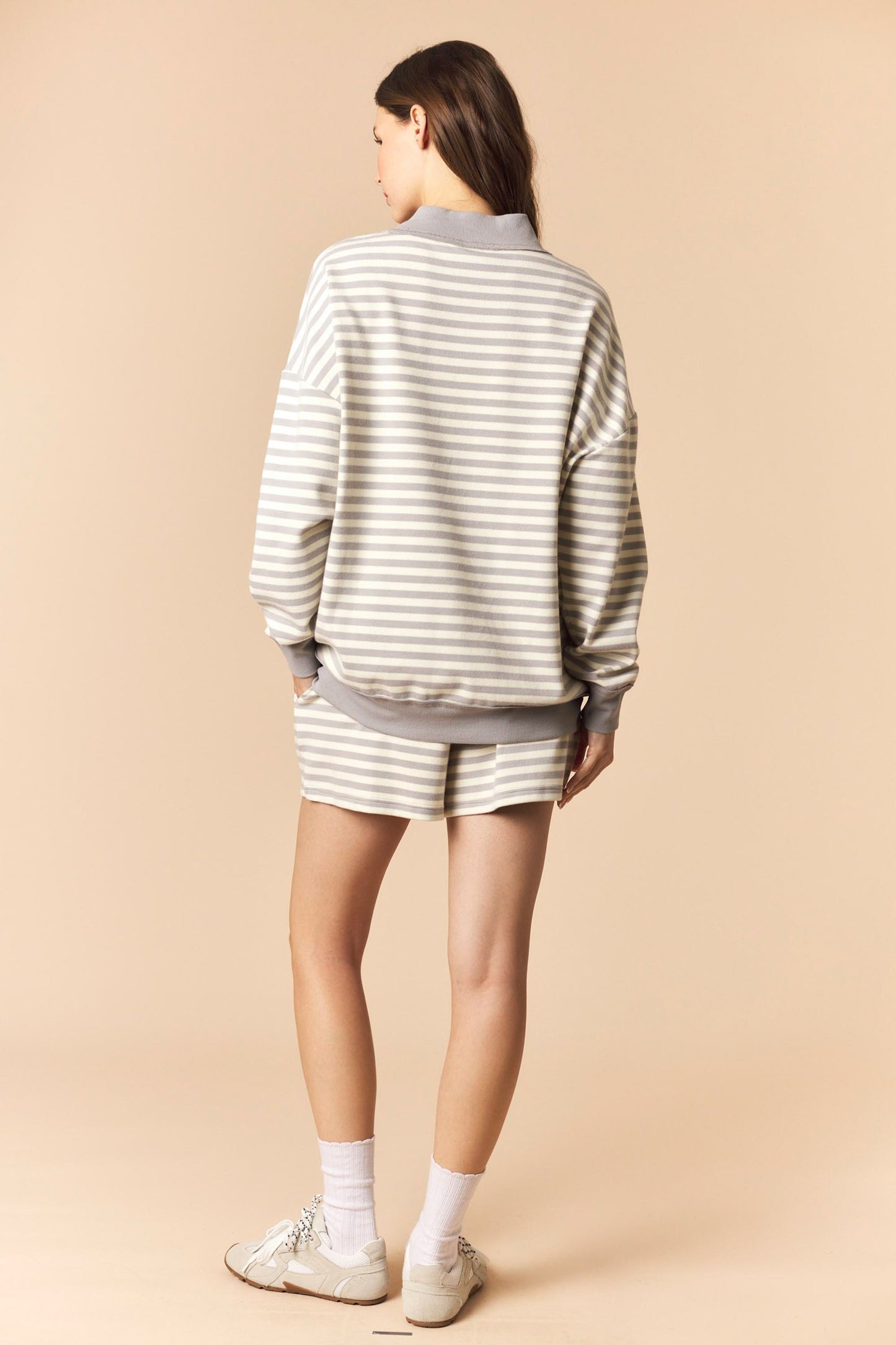 Grey Striped Set