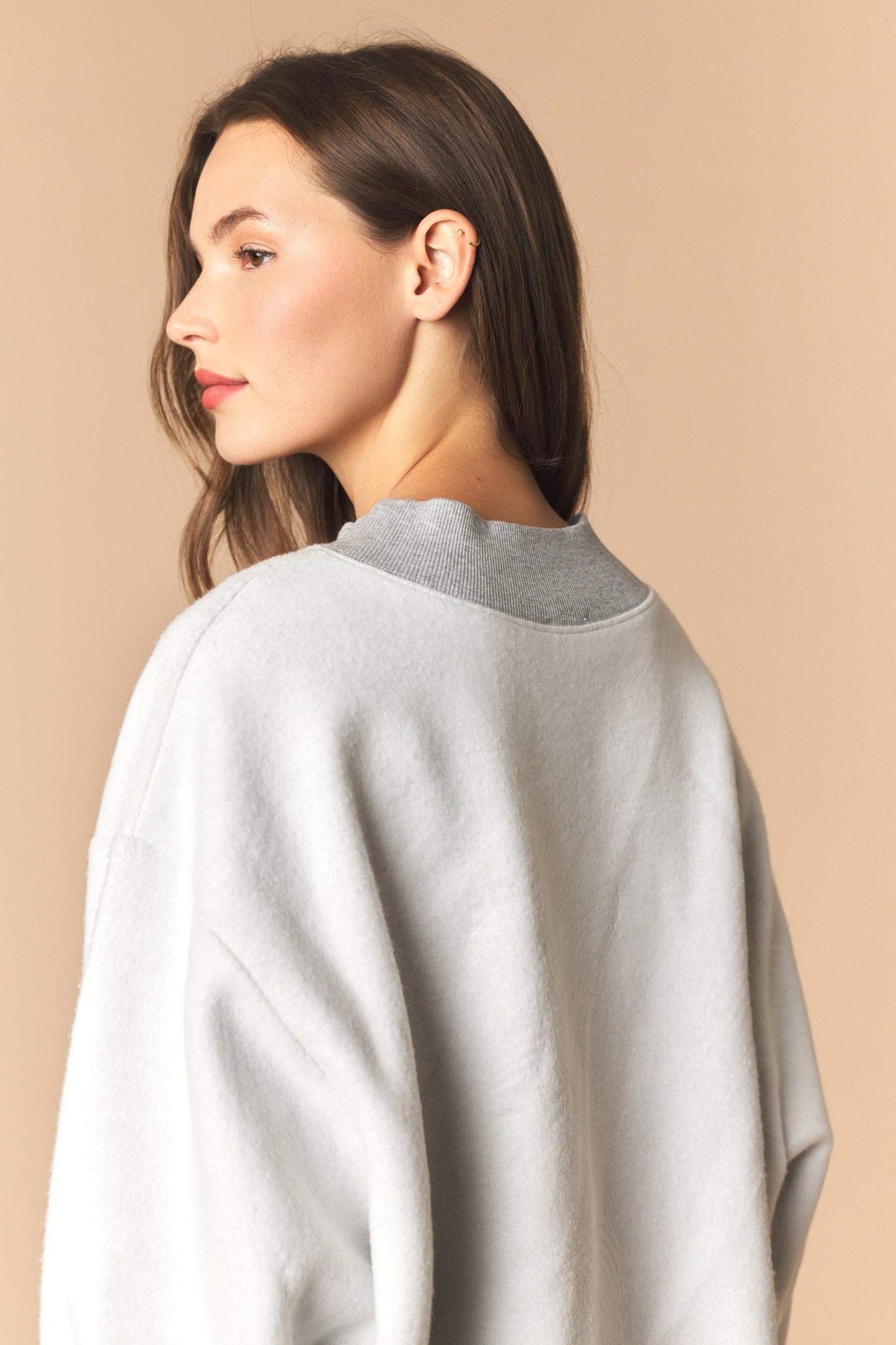 Reversible Halloween Fleece Mock Neck