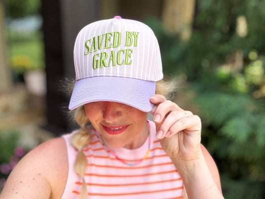 Saved by Grace Baseball Cap