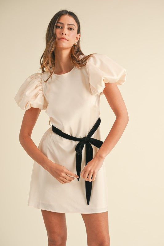 Silky Satin Mini Dress
