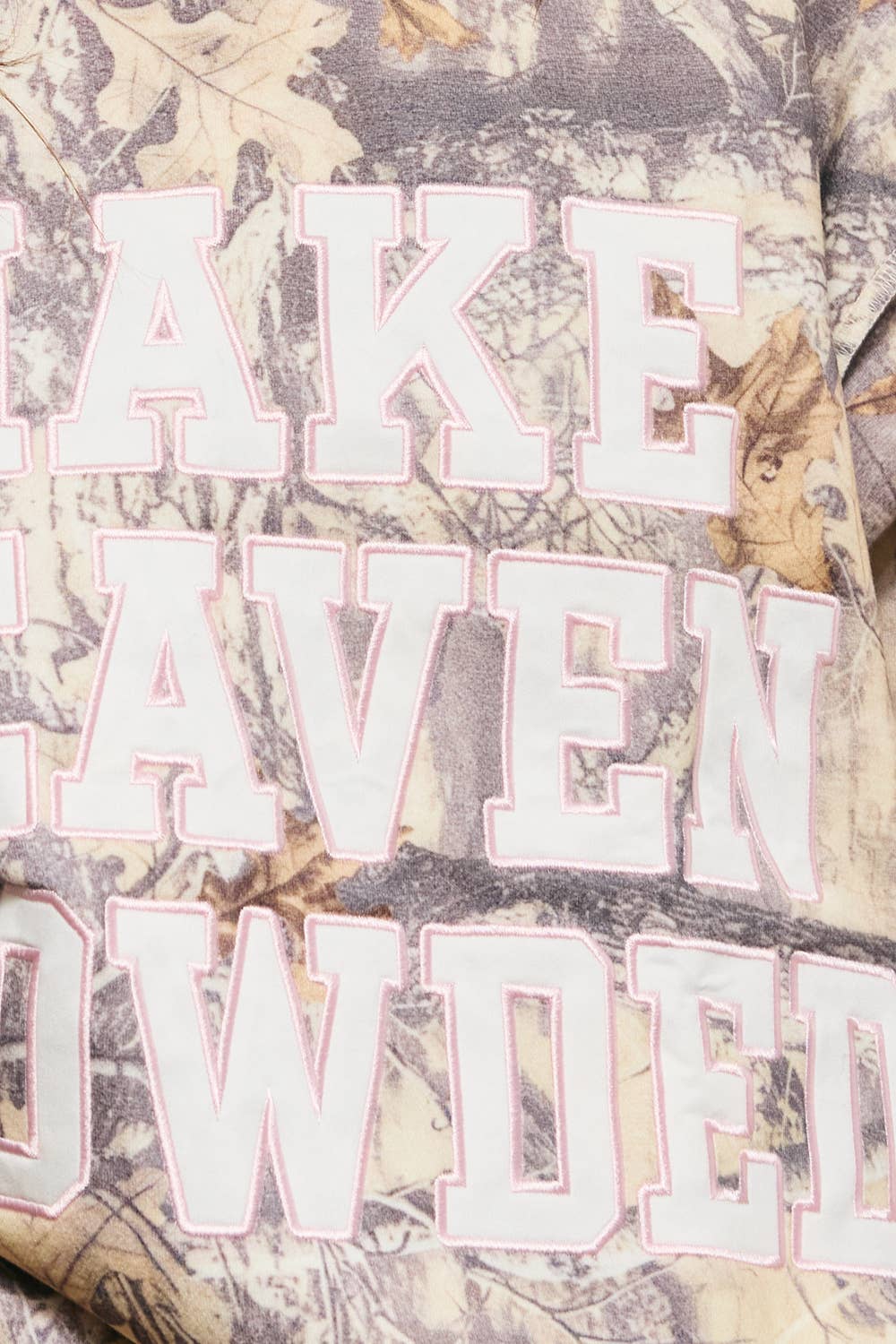 Make Heaven Crowded Mock-Neck Sweatshirt