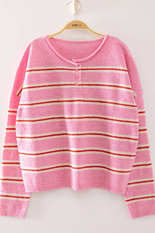 Cotton Candy Knit Sweater