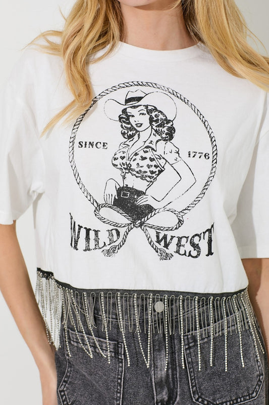 Wild West Rhinestone Tee