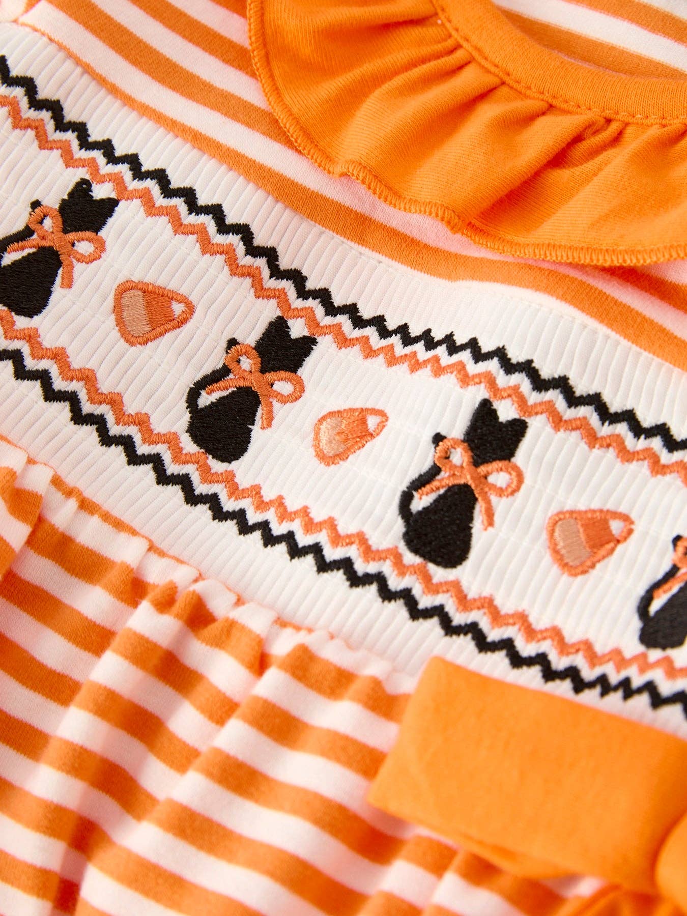 Baby Halloween Cat Romper