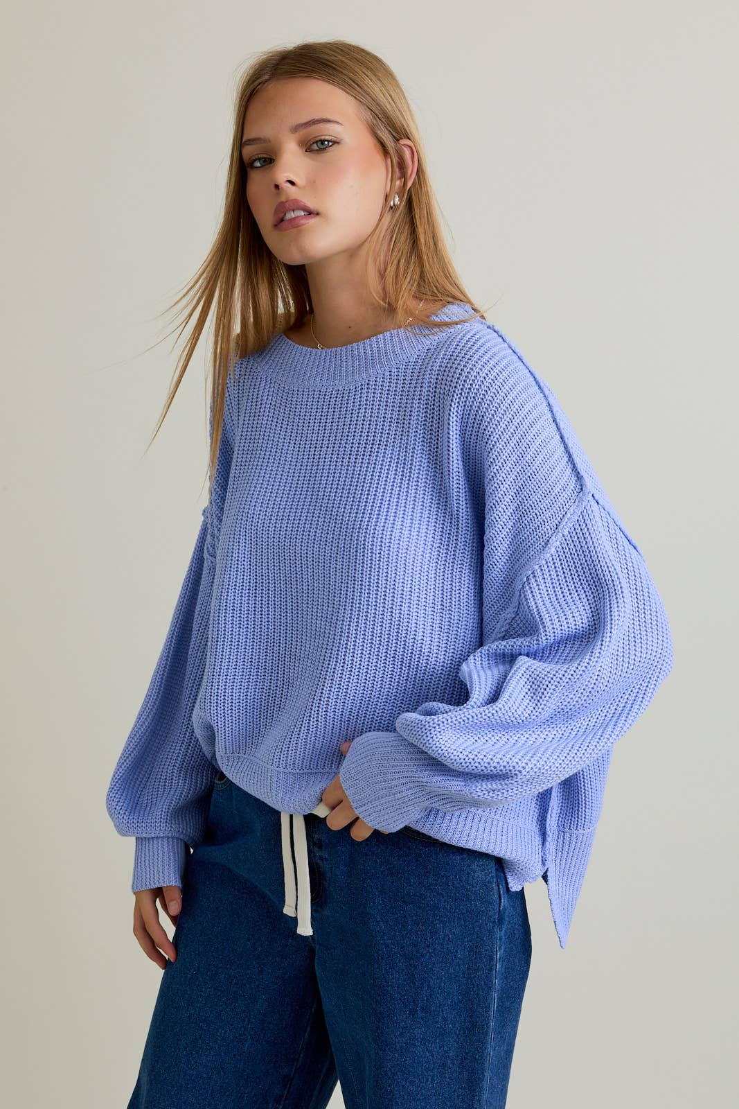 Blue Pullover Sweater