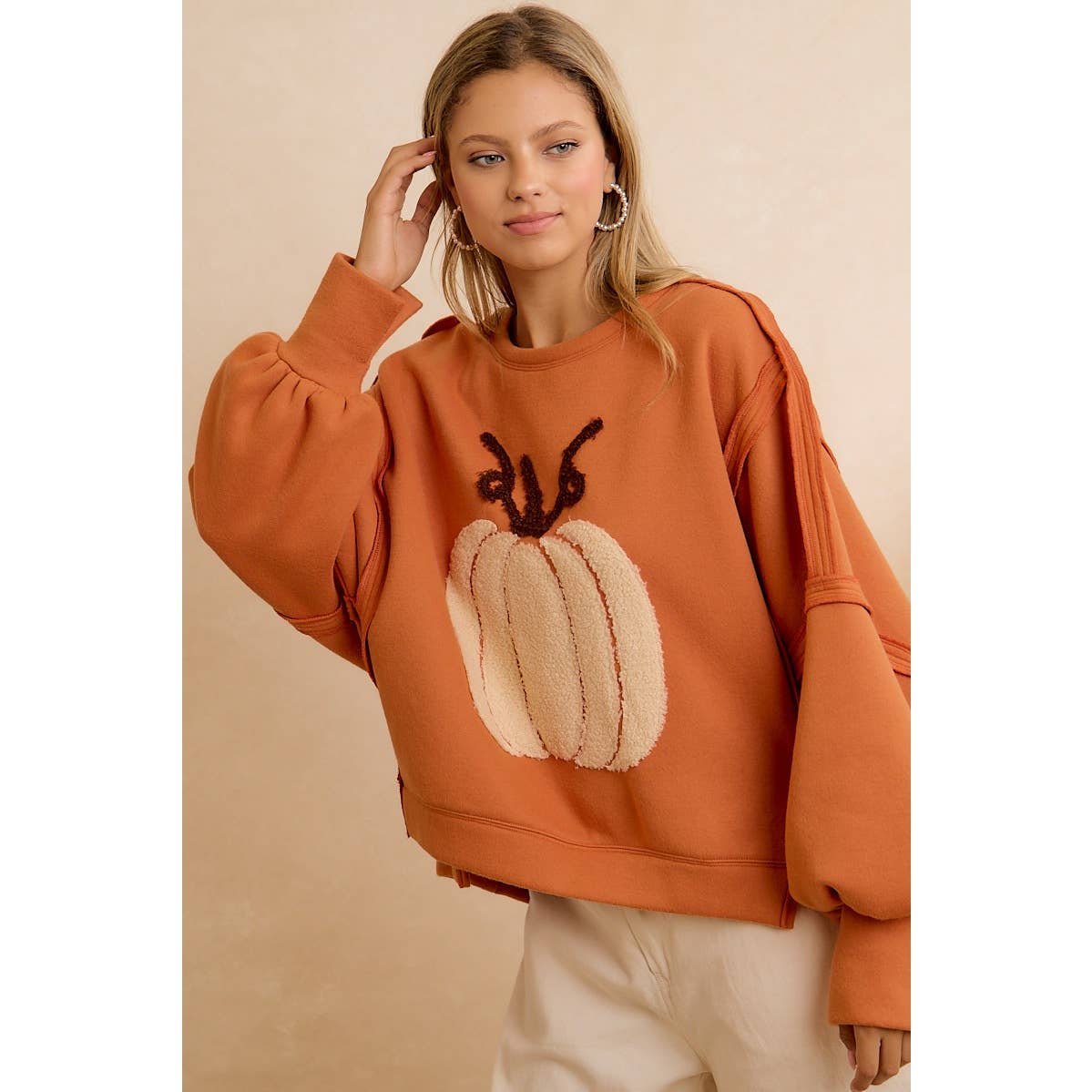 Pumpkin Patch Pullover Sweatshirt
