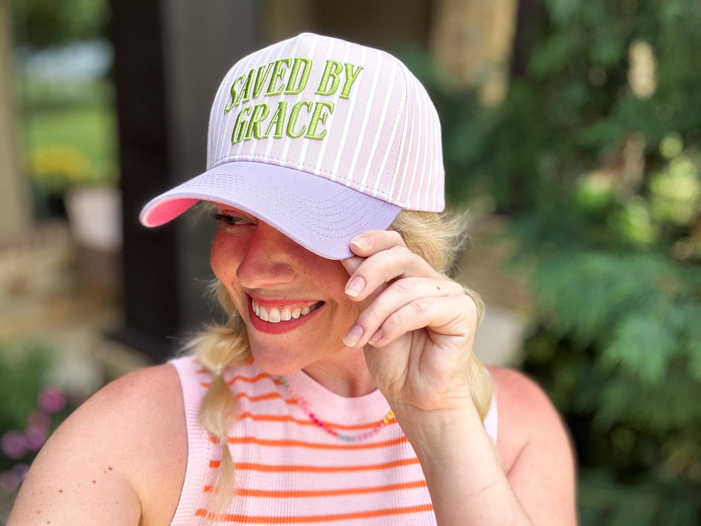 Saved by Grace Baseball Cap