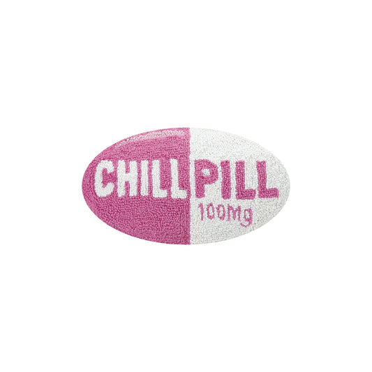 Chill Pill Pillow - Pink