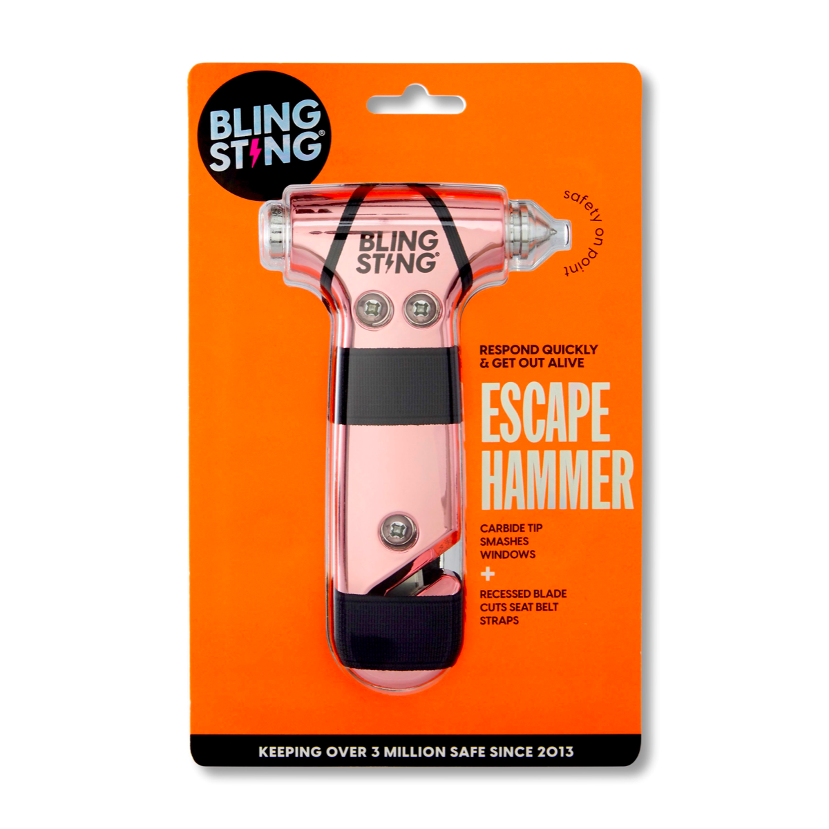 Emergency Escape Hammer | Blush Pink