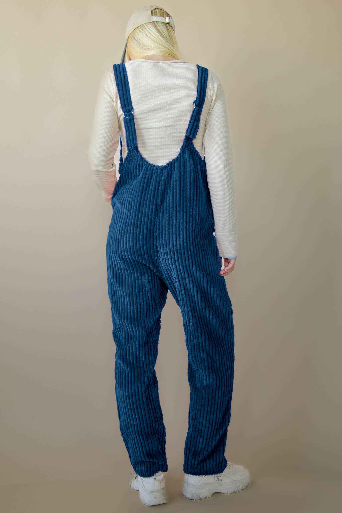 Brick Corduroy Jumpsuit