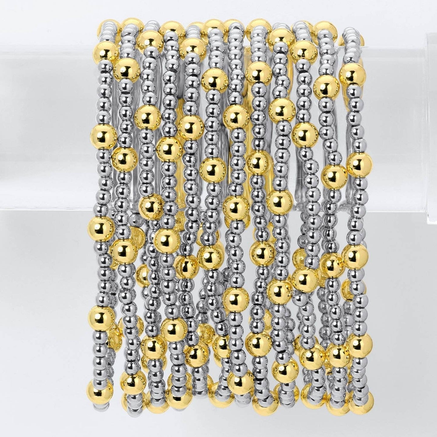 Two-Tone Stretch Bracelet