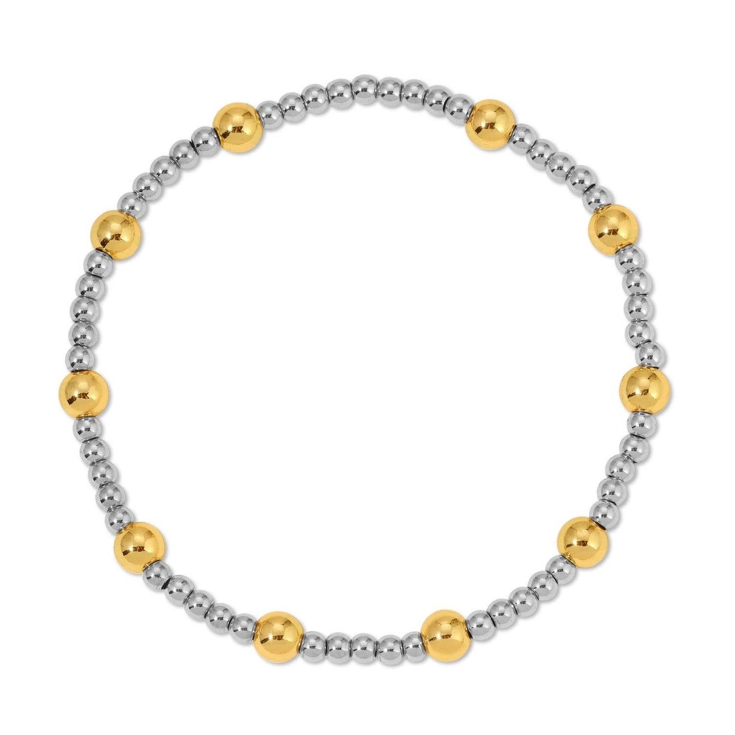 Two-Tone Stretch Bracelet