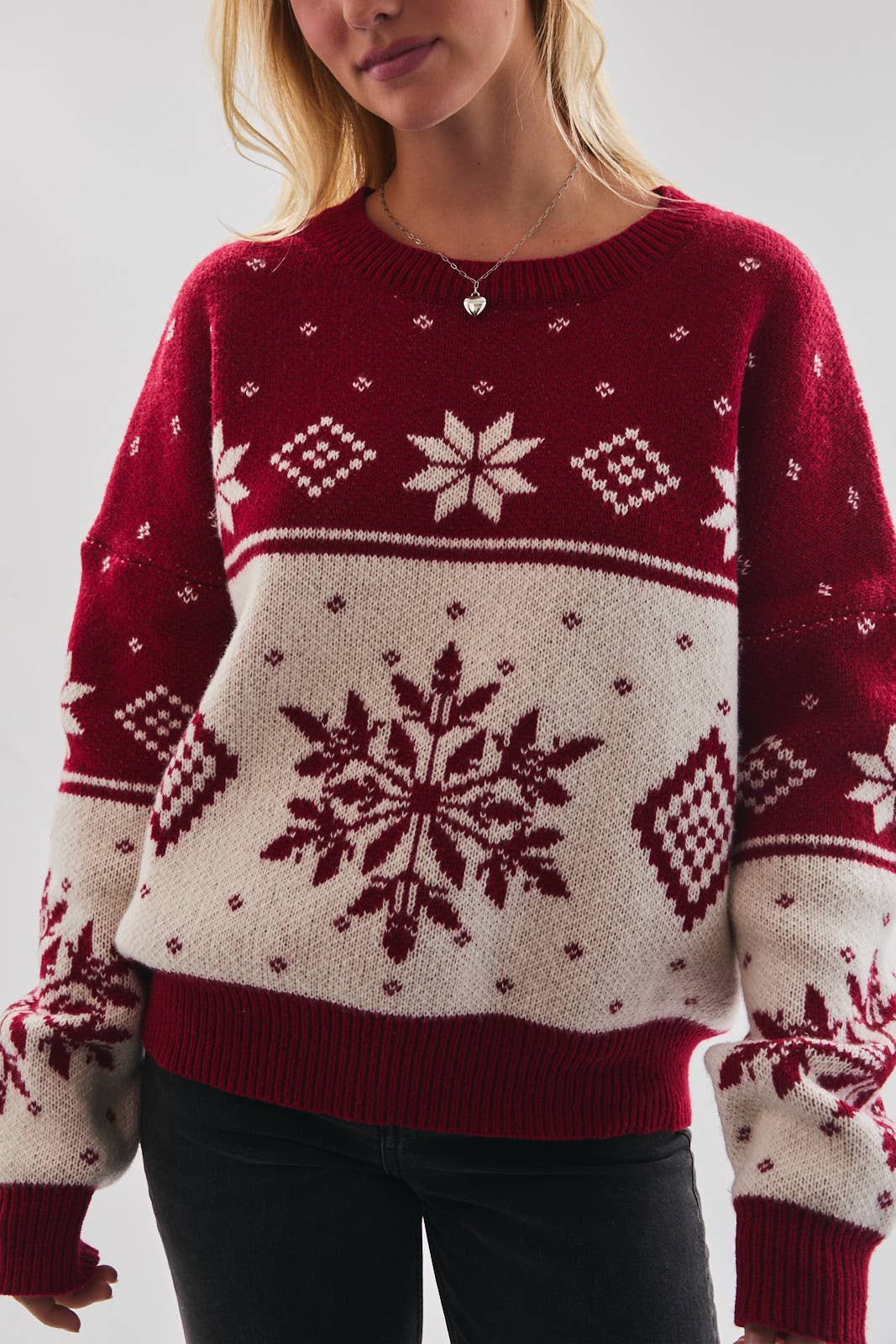 Burgundy Winter Sweater