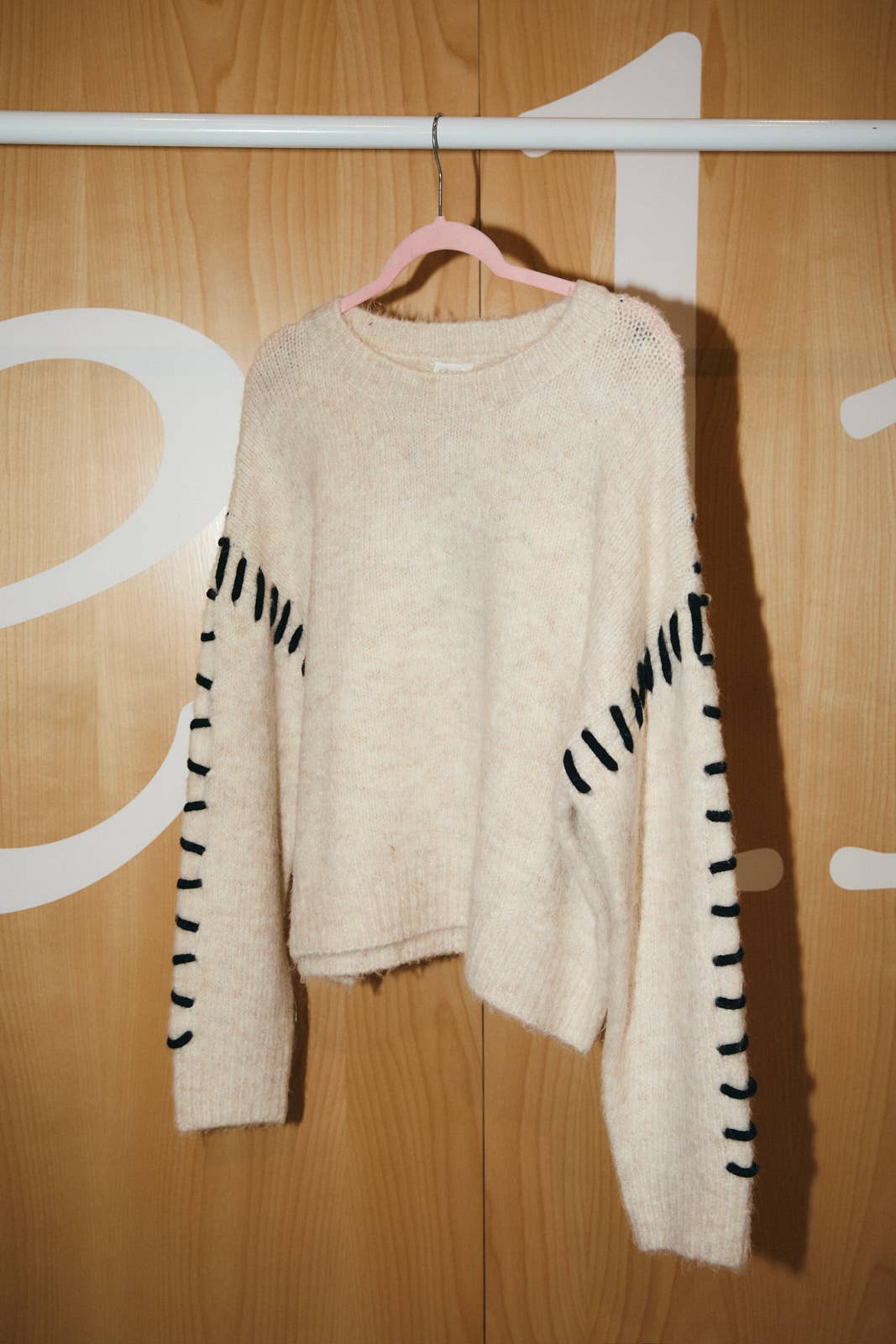 Open Stitch Sweater Top