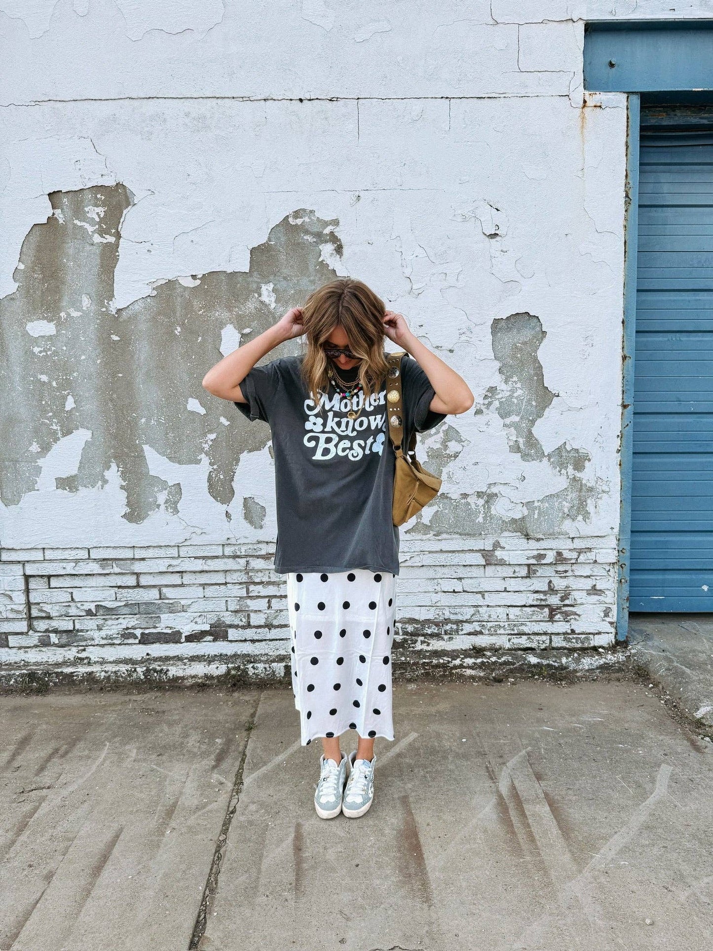 Mother Knows Best Tee - Black