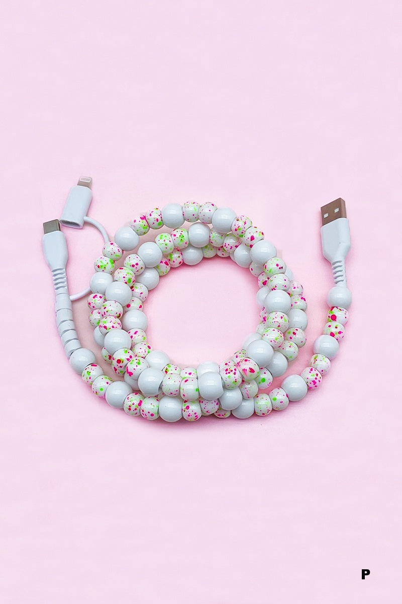 Beaded Cord Phone Charger