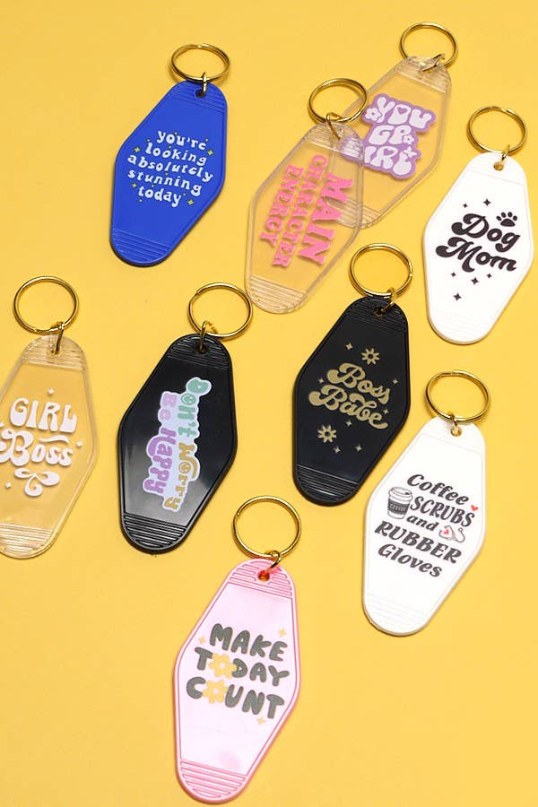 Motel Keychains
